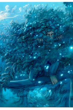 Tableau Rendez-vous dans la forêt Origine (120X90 cm)