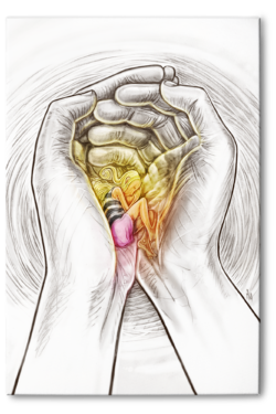 Tableau "Jasmine" 60X40X2