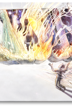 Tableau "JESUS" 50X40X2