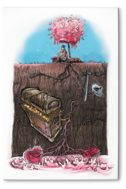 Tableau "Arbre" 60X40X2