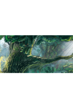 Tableau Rendez-vous dans la forêt 2 jour (150X30 cm)