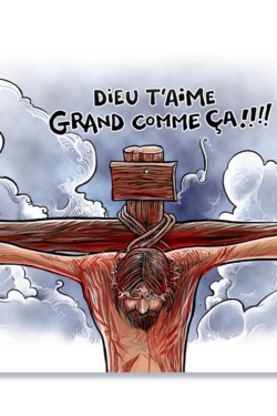 Carte postale "Grand comme ça"