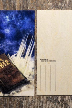 Carte postale en bois - Bible